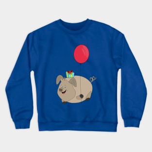 Happy Birthday Pig Crewneck Sweatshirt